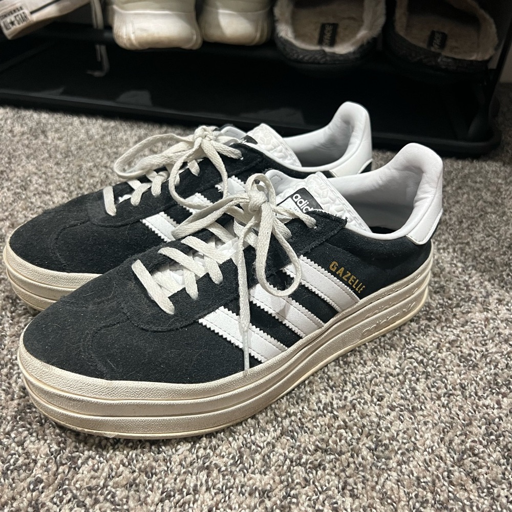 Adidas Black and White Sneakers Classic Design